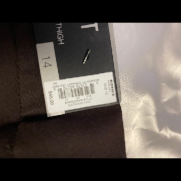 Apt. 9 Brown Dress Pants Size 14 - Picture 3 of 5